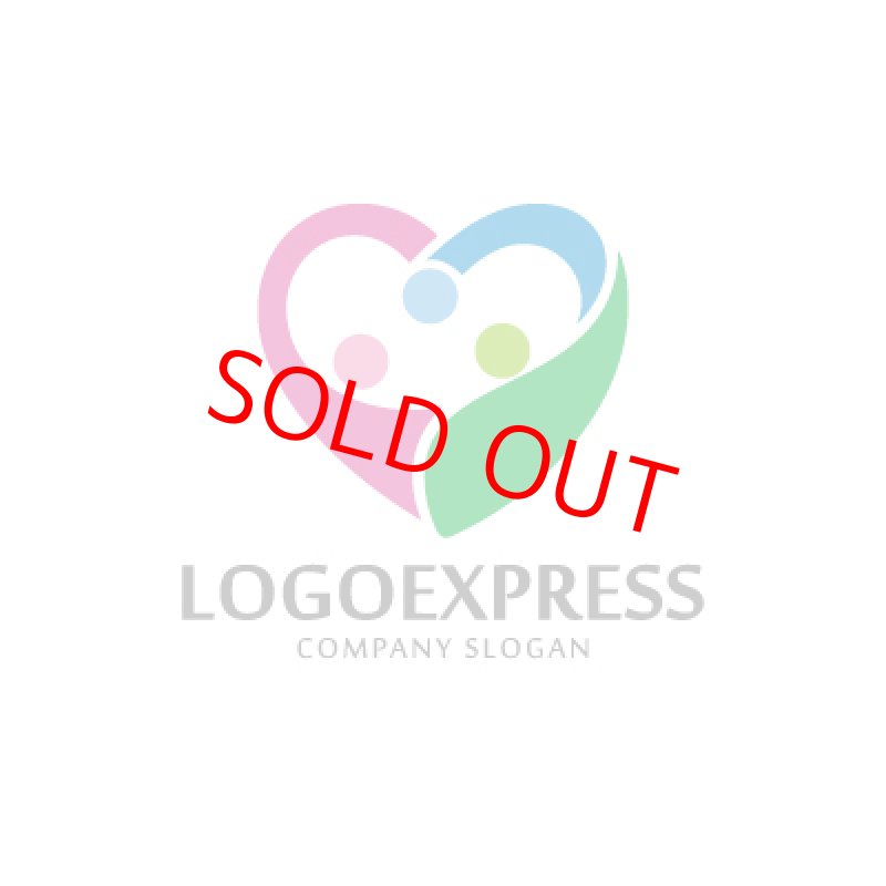 画像1: ハートフルファミリーロゴ (1)