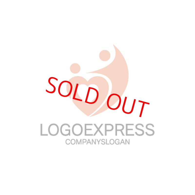 画像1: ハートと人々のつながりのロゴ (1)