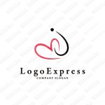 画像1: ハートのポップなロゴ (1)