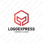 画像1: 六角形と芽吹きのロゴ (1)