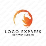 画像1: 馬の炎のロゴ (1)