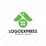 画像1: かわいい家のロゴ (1)