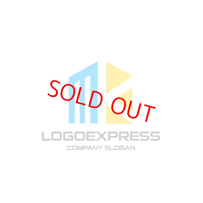 画像1: 家のような形のMKロゴ (1)