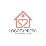 画像1: 愛が詰まった家のロゴ (1)