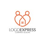 画像1: 家族を繋ぐ温もりあふれる住まいのロゴ (1)