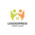 画像1: 家族を繋ぐ家のロゴ (1)