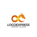 画像1: 無限大のドラゴンのロゴ (1)