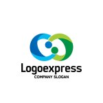 画像1: Cの文字と無限大、人々の協力ロゴ (1)