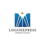 画像1: 飛躍するイニシャルMロゴ (1)