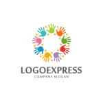 画像1: カラフルな手と手を取り合う共創ロゴ (1)