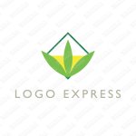 画像1: 葉のロゴ (1)