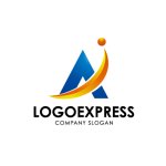 画像1: 活気に満ちたAのロゴ (1)