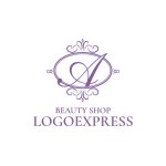 画像1: Aの美容室のロゴ (1)