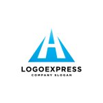 画像1: 未来への道を示すAのロゴ (1)