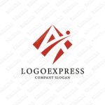 画像1: Aとスピードを感じさせるスタイリッシュなロゴ (1)