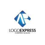 画像1: ひし形の中のABロゴ (1)