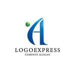 画像1: 洗練されたAと人々のロゴ (1)