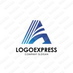 画像1: Aのスタイリッシュなロゴ (1)