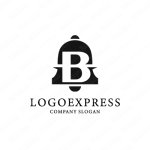 画像1: Bとベルのモダンなロゴ (1)