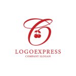 画像1: Cの文字にチェリーをあしらったロゴ (1)