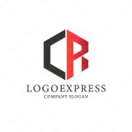 画像1: CRの六角形に配置したスタイリッシュなロゴ (1)