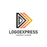 画像1: D字と矢印の推進力ロゴ (1)