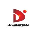 画像1: Dと人のダイナミックなロゴ (1)