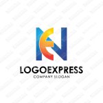 画像1: EとNのおしゃれなロゴ EN (1)