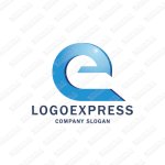 画像1: eのスタイリッシュなロゴ (1)