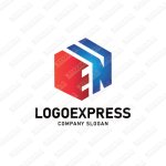 画像1: EとNのエネルギッシュなロゴ (1)