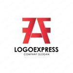 画像1: FとAとFを組み合わせた和風のロゴ (1)