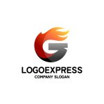 画像1: 炎とGのロゴ (1)