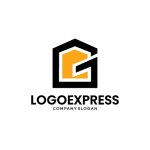 画像1: Gと家の幾何学的なロゴ (1)