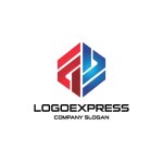 画像1: 連結するGDの六角形ロゴ (1)