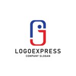 画像1: GとJを組み合わせたスマートなロゴ (1)