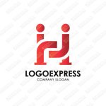 画像1: 人 H ロゴ (1)