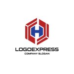 画像1: 六角形の建設Hロゴ (1)