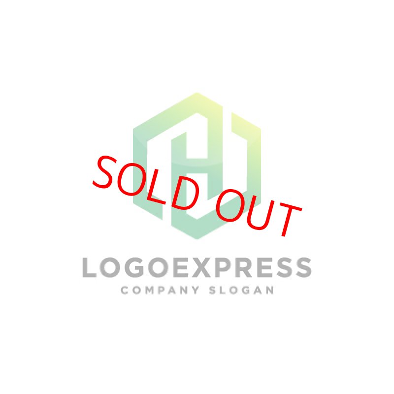 画像1: 洗練されたH型六角形ロゴ (1)