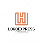 画像1: Hのきれいなロゴ (1)