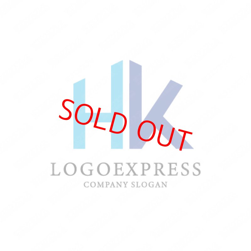 画像1: HKを組み合わせて作ったロゴ (1)