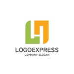 画像1: 幾何学的なLHロゴ (1)