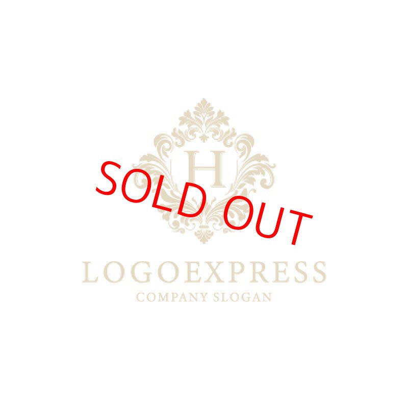 画像1: 装飾的なHのロゴ (1)