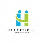 画像1: Hと優しい人のロゴ (1)