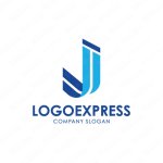 画像1: Jとリボンをモチーフにしたロゴ (1)