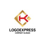 画像1: KとC、ダイヤモンドの高級感と革新ロゴ (1)