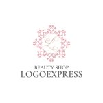 画像1: エレガントLビューティーショップロゴ (1)