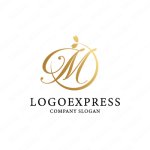画像1: Mのフェミニンなロゴ (1)