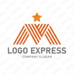 画像1: ストライプのMロゴ (1)