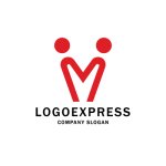 画像1: ハートのMロゴ (1)