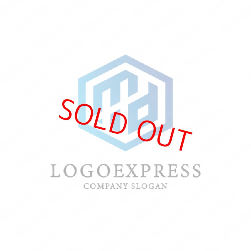 画像1: MとDの六角形のロゴ (1)